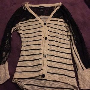 Lace Detail Cardigan